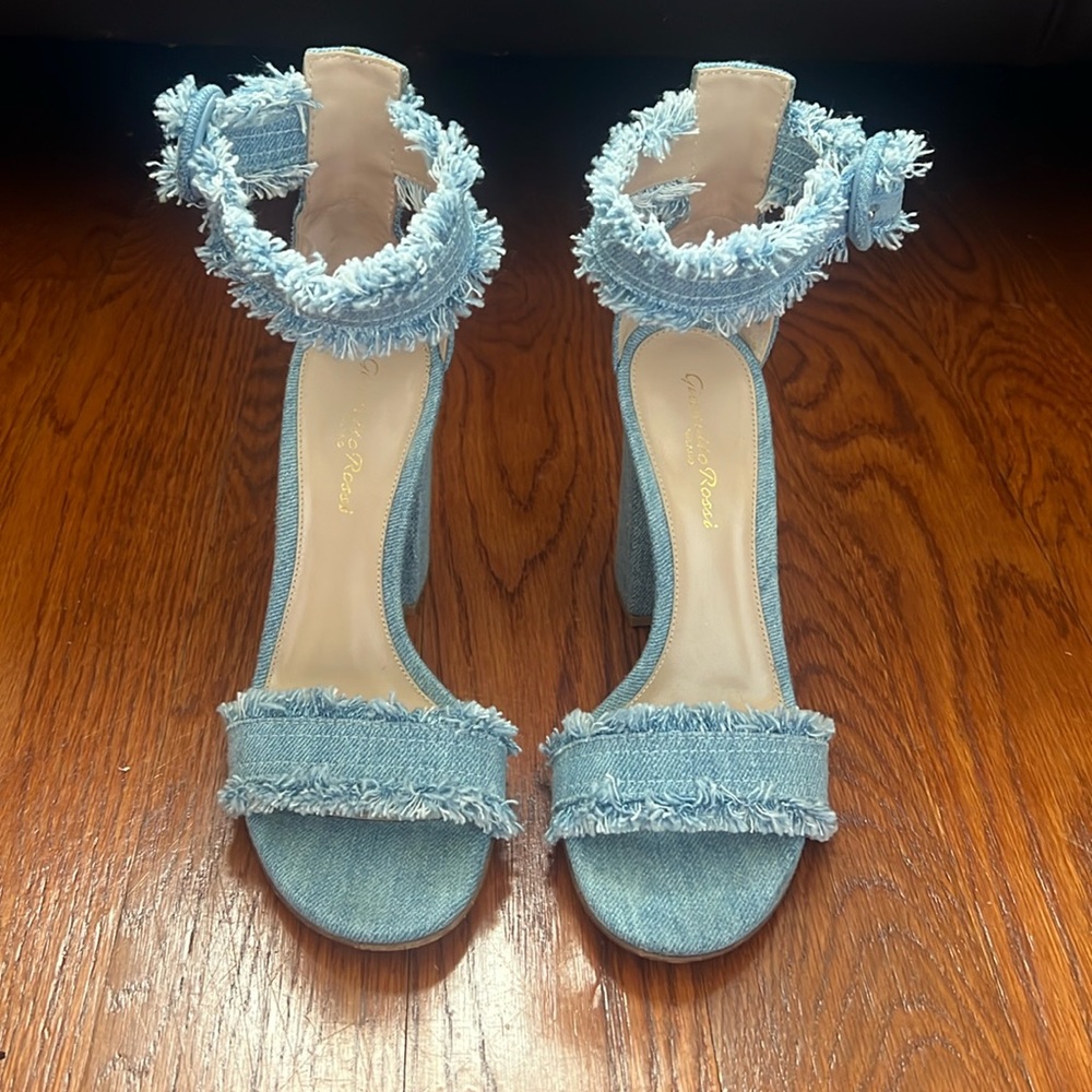 Gianvitto Rossi Denim Sandal